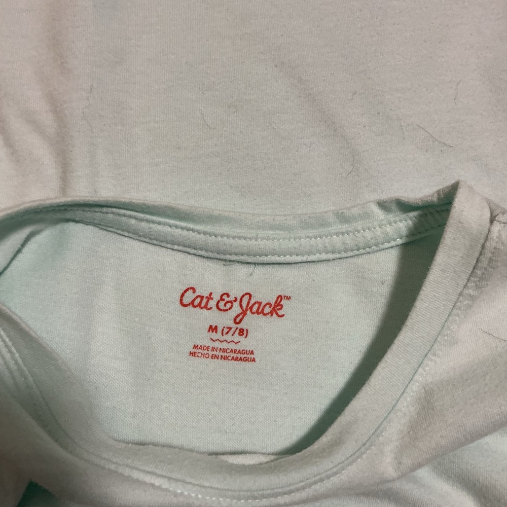Cat & Jack Mint Green Cat Ice Cream Tee - Picture 3 of 3